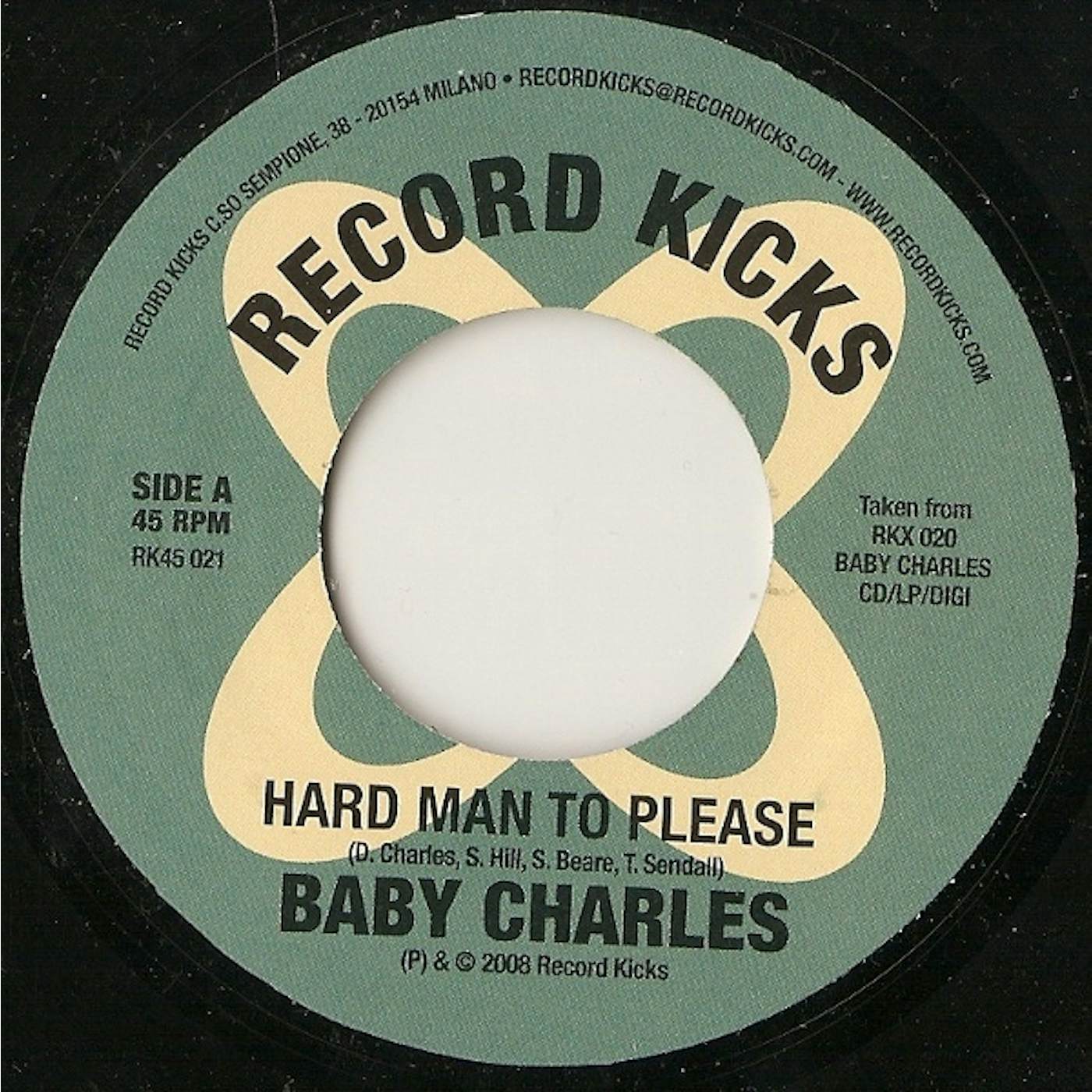 Baby Charles HARD MAN TO PLEASE Vinyl Record