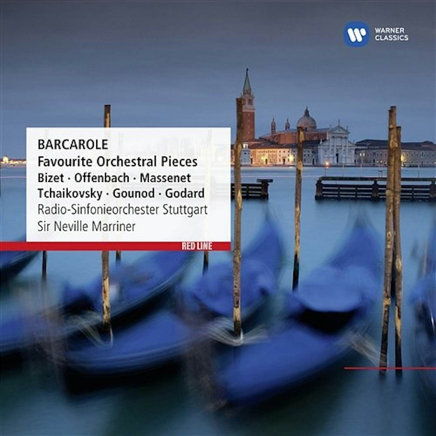 Neville Marriner RED LINE: BARCAROLE FAVOURITE ORCHESTRAL PIECES CD