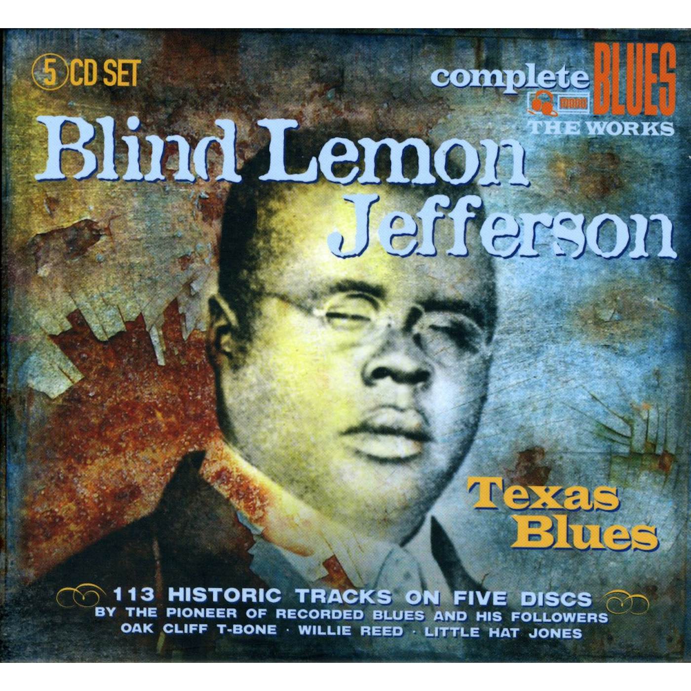 Blind Lemon Jefferson TEXAS BLUES CD