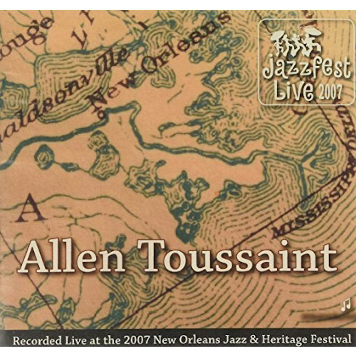 Allen Toussaint JAZZ FEST 2007 CD