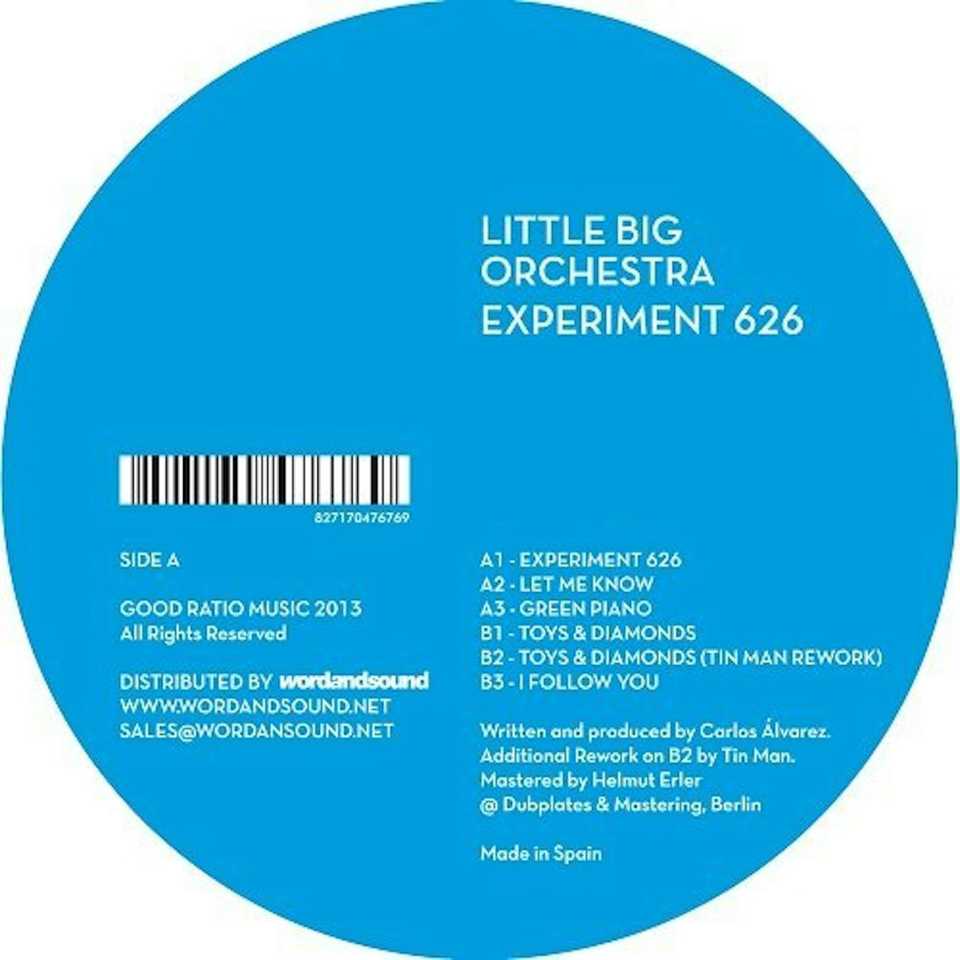 Little Big Orchestra Experiment 626 Vinyl Record