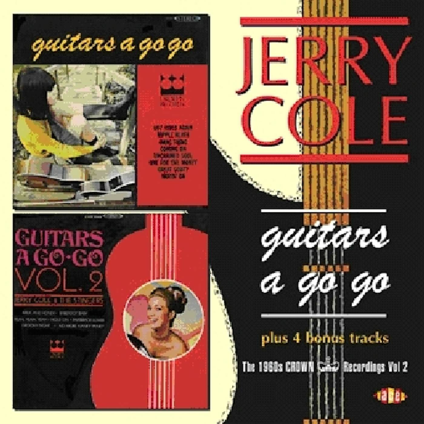 Jerry Cole GUITARS A GO GO: 1960'S CROWN RECORDINGS 2 CD
