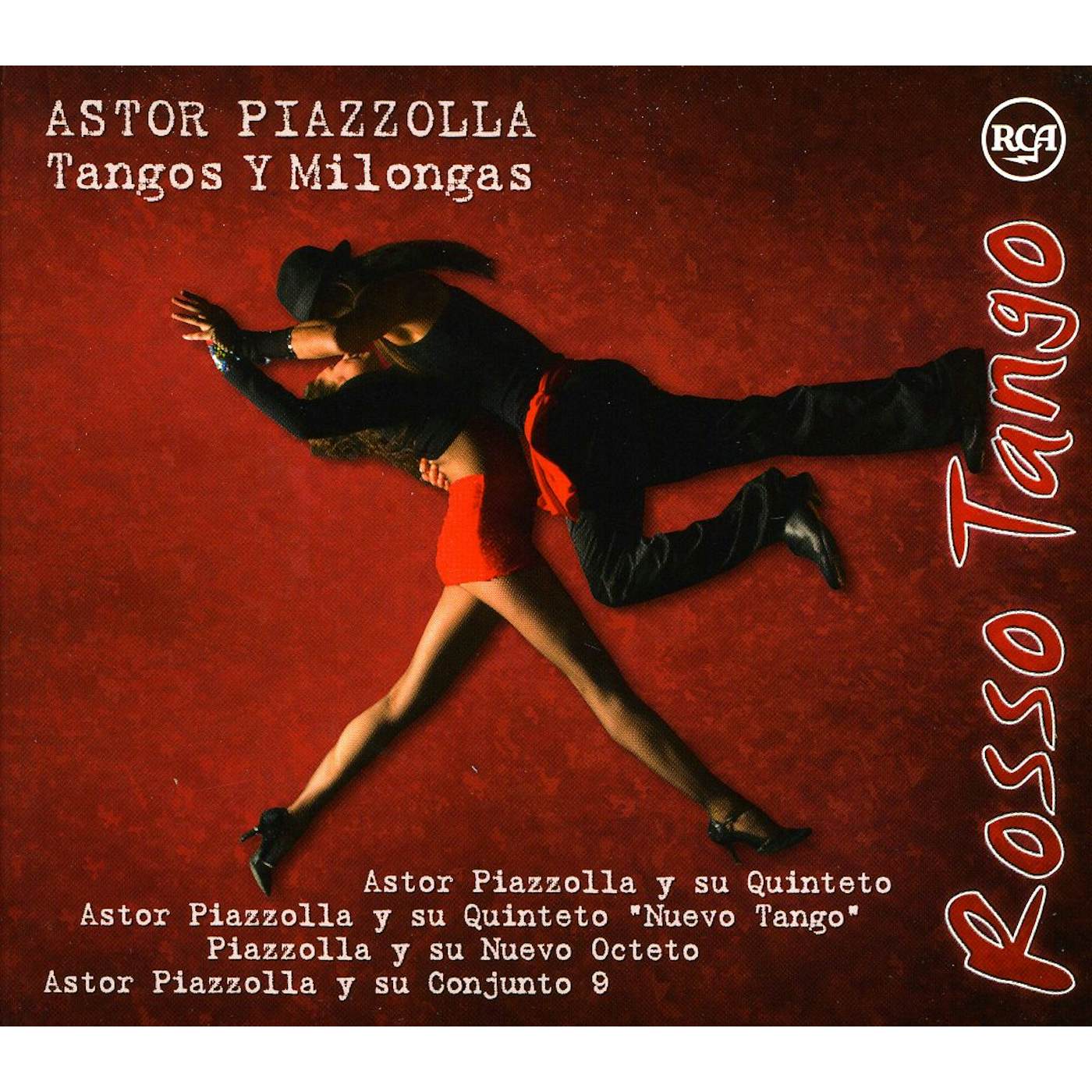 Astor Piazzolla ROSSO TANGOS: TANGOS Y MILONGAS CD