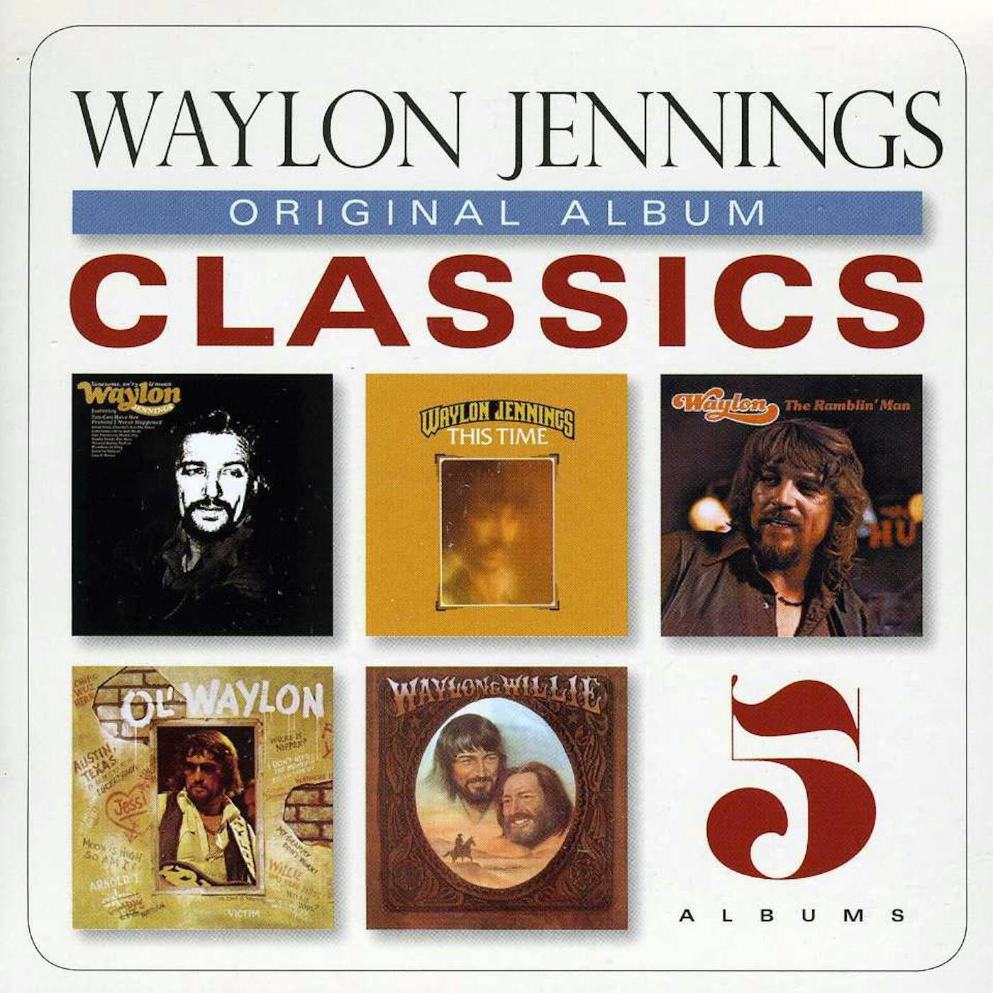 Waylon Jennings ORIGINAL ALBUM CLASSICS CD