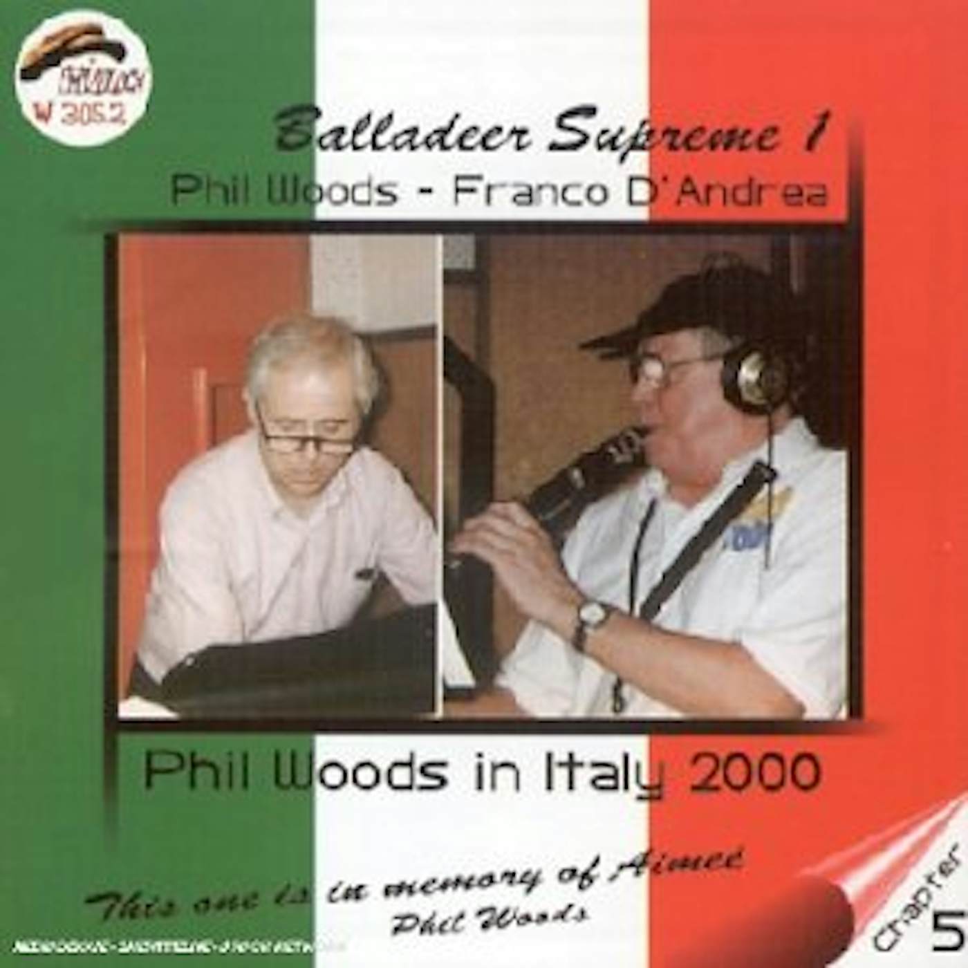 Phil Woods BALLADEER SUPREME 1 CD