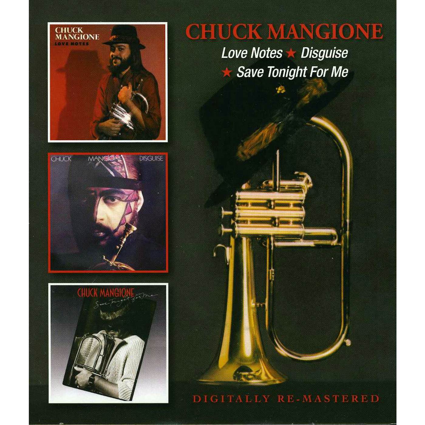 Chuck Mangione LOVE NOTES / DISGUISE / SAVE TONIGHT FOR ME CD