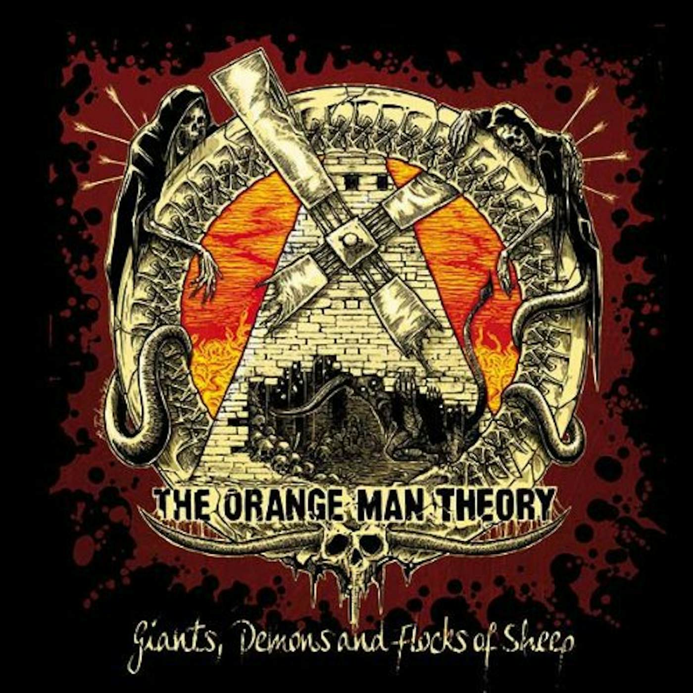 The Orange Man Theory GIANTS DEMONS & FLOCKS OF SHEEP Vinyl Record