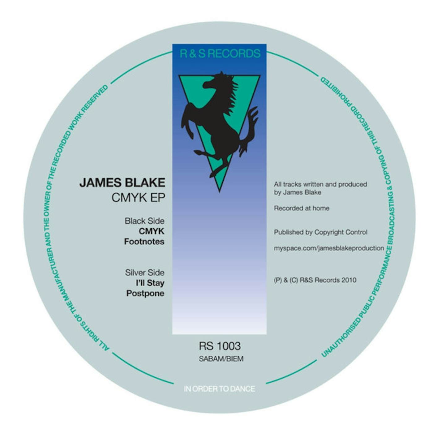 James Blake CMYK Vinyl Record