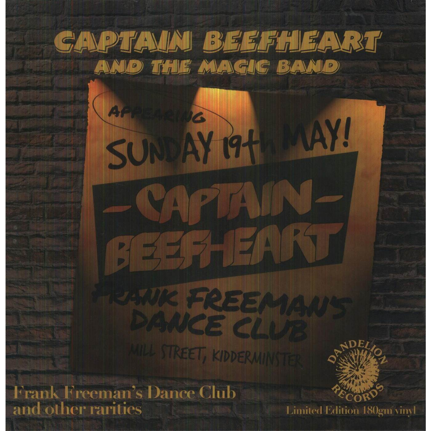 Captain Beefheart & His Magic Band FRANK FREEMAN'S DANCE CLUB Vinyl Record