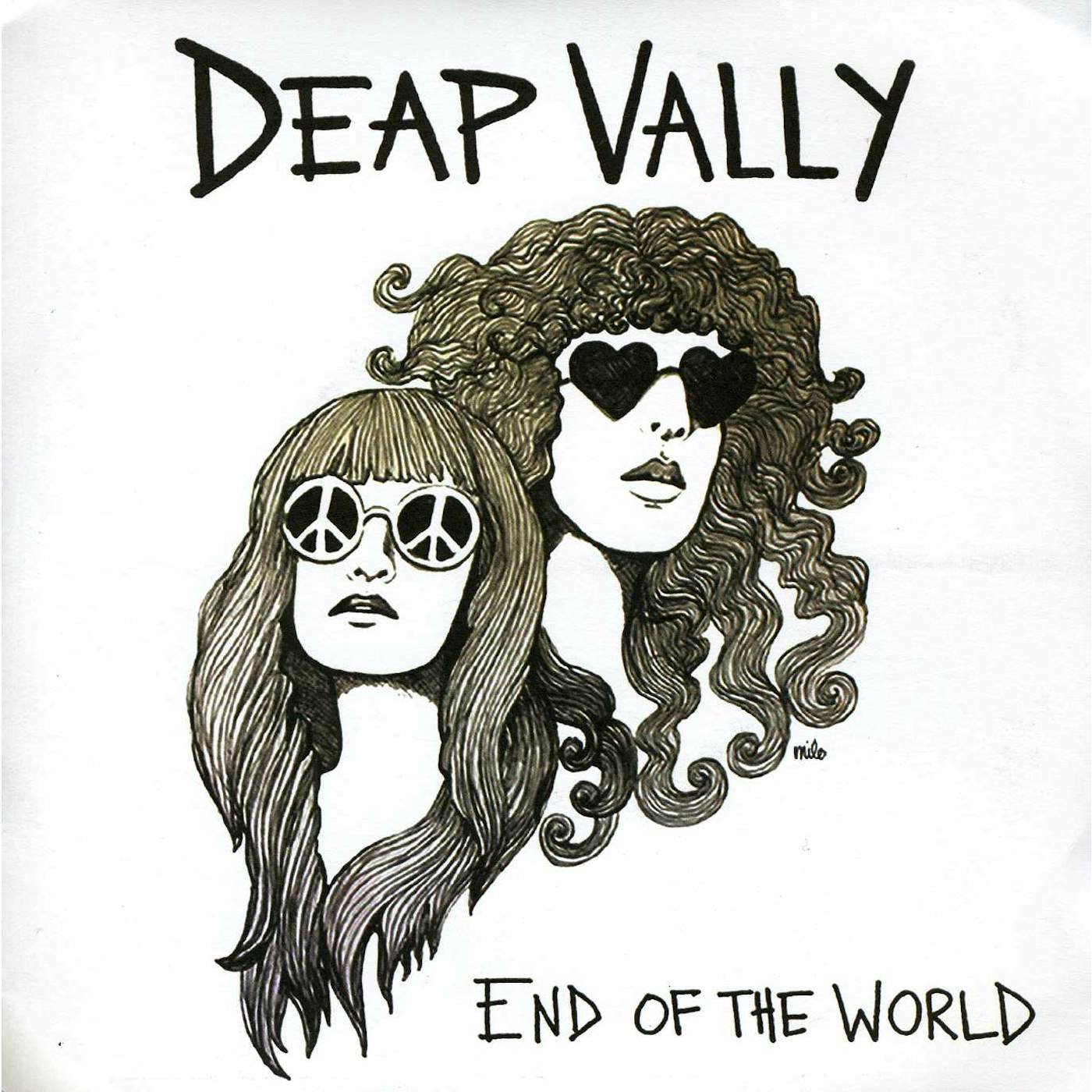 Deap Vally END OF THE WORLD Vinyl Record