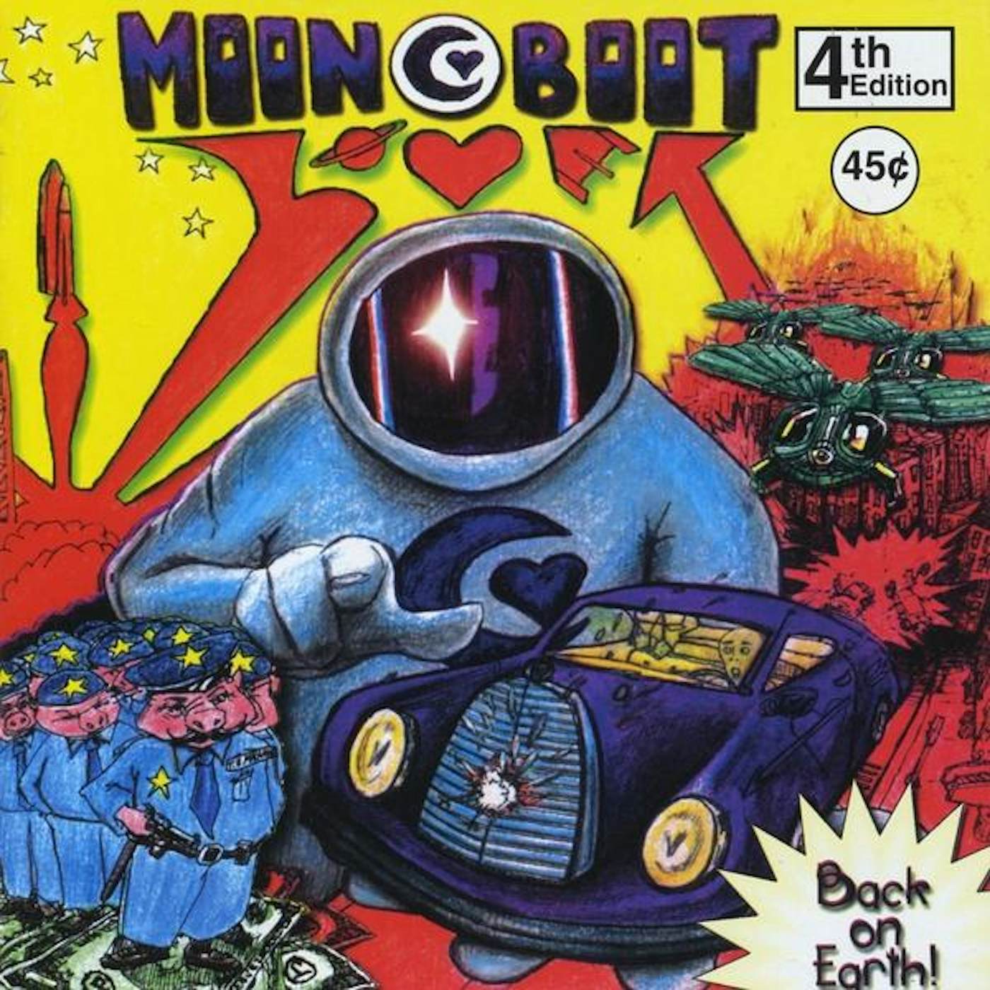 Moon Boot Lover BACK ON EARTH CD