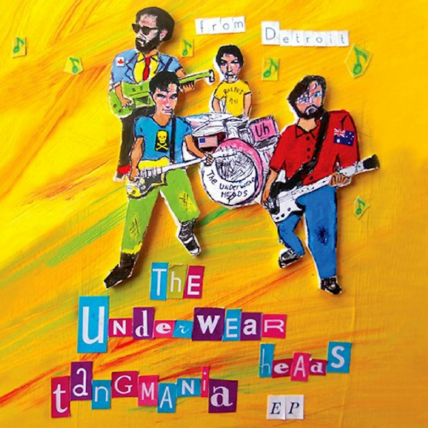 The Underwear Heads TANGMANIA Vinyl Record