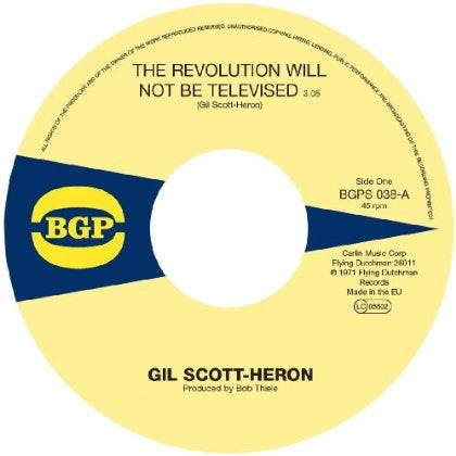 Gil Scott-Heron REVOLUTION WILL NOT BE TELEVISED / HOME IS