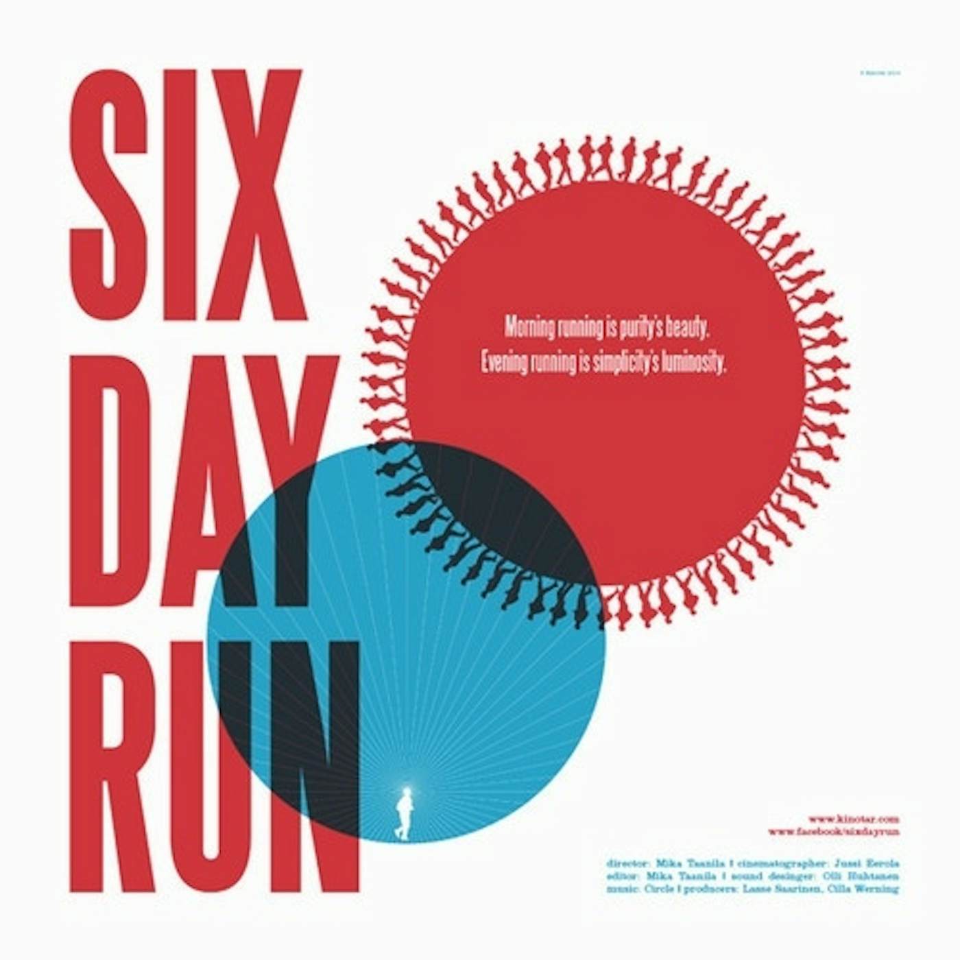 Circle SIX DAY RUN Vinyl Record