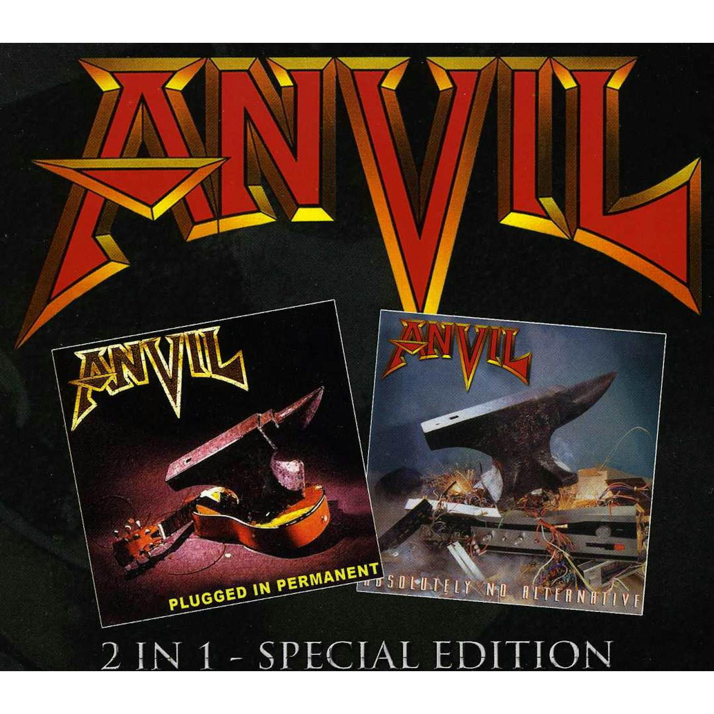 Anvil PLUGGED IN PERMANENT / ABSOLUTELY NO ALTERNATIVE CD