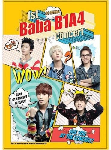 B1A4 FIRST LIVE CONCERT IN SEOUL DVD