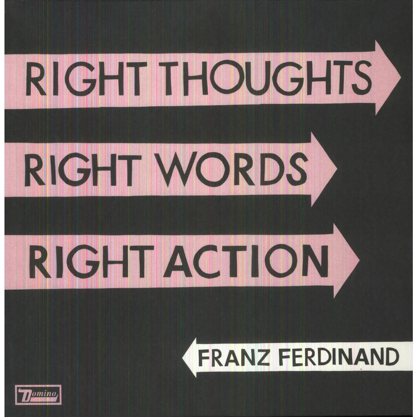 Franz Ferdinand RIGHT THOUGHTS, RIGHT WORDS, RIGHT ACTION (DL CARD) Vinyl Record