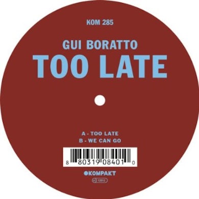 Gui Boratto TOO LATE Vinyl Record