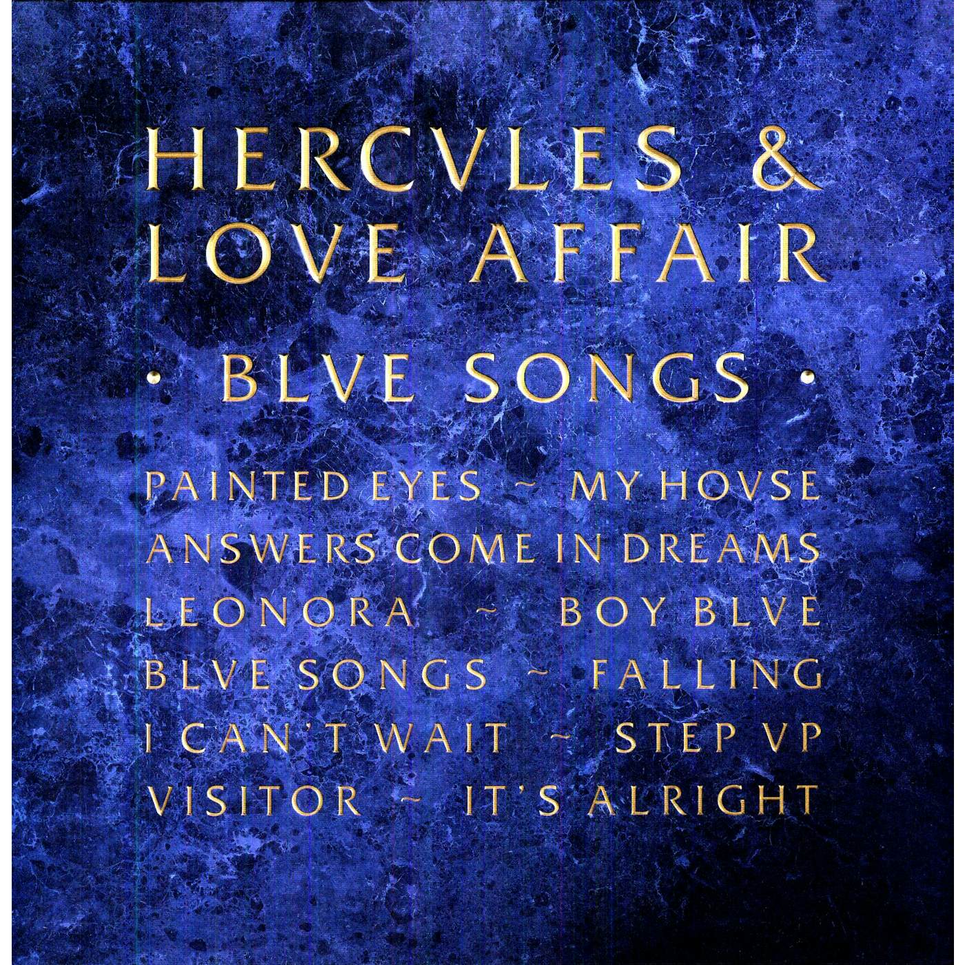 Hercules & Love Affair Blue Songs Vinyl Record