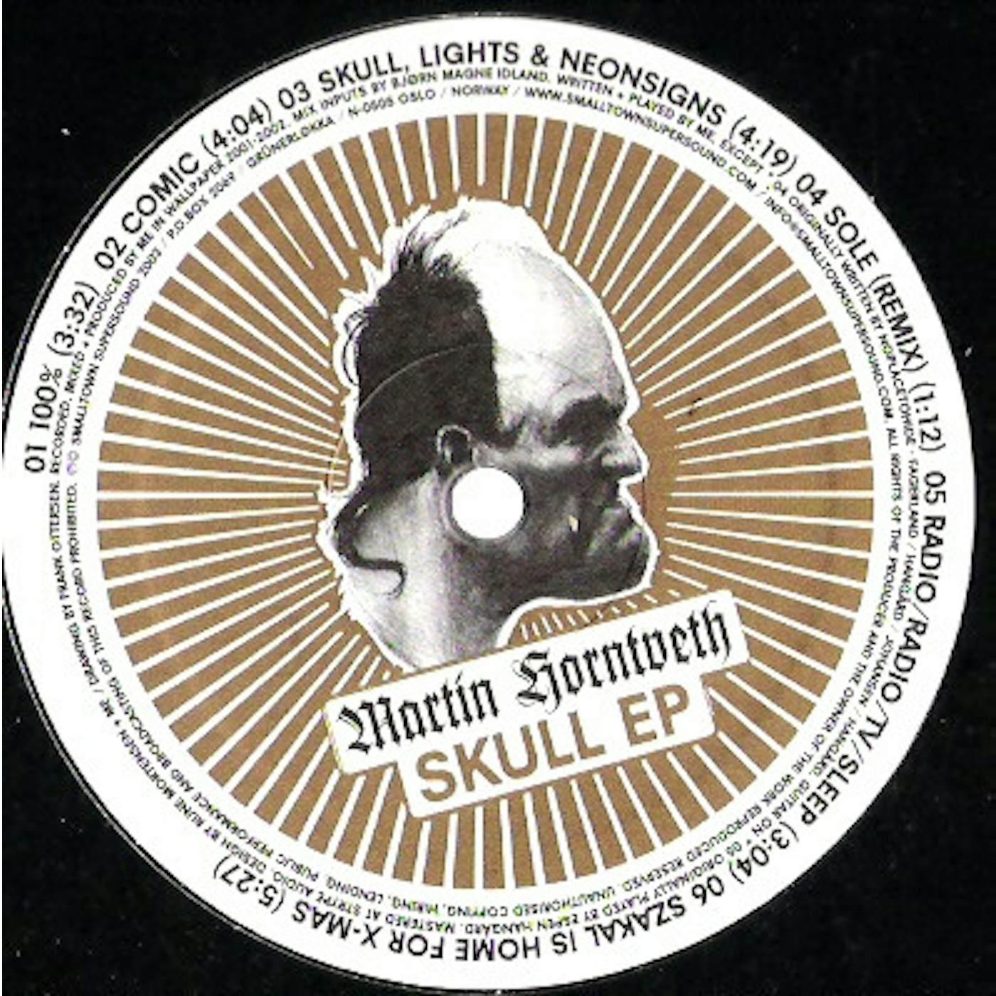 Martin Horntveth SKULL / FAST MOTION Vinyl Record