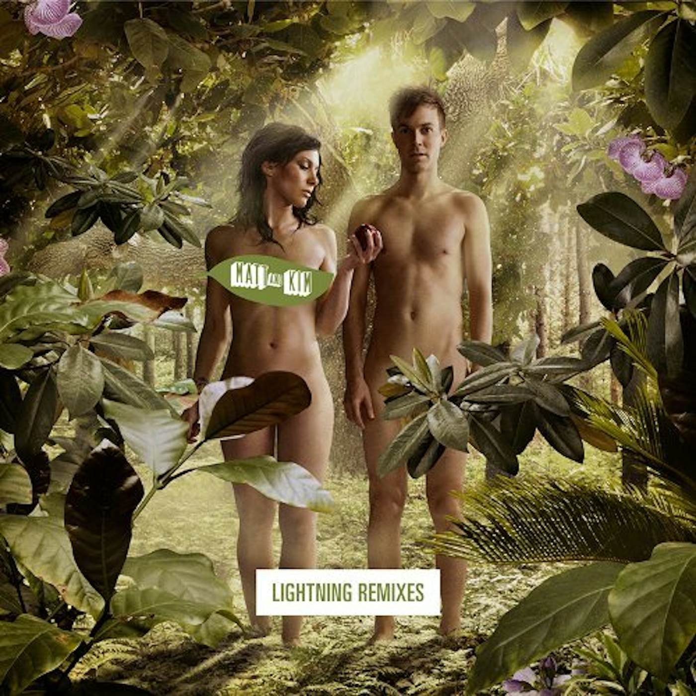 Matt and Kim LIGHTNING REMIXES Vinyl Record - Limited Edition, Uncensored