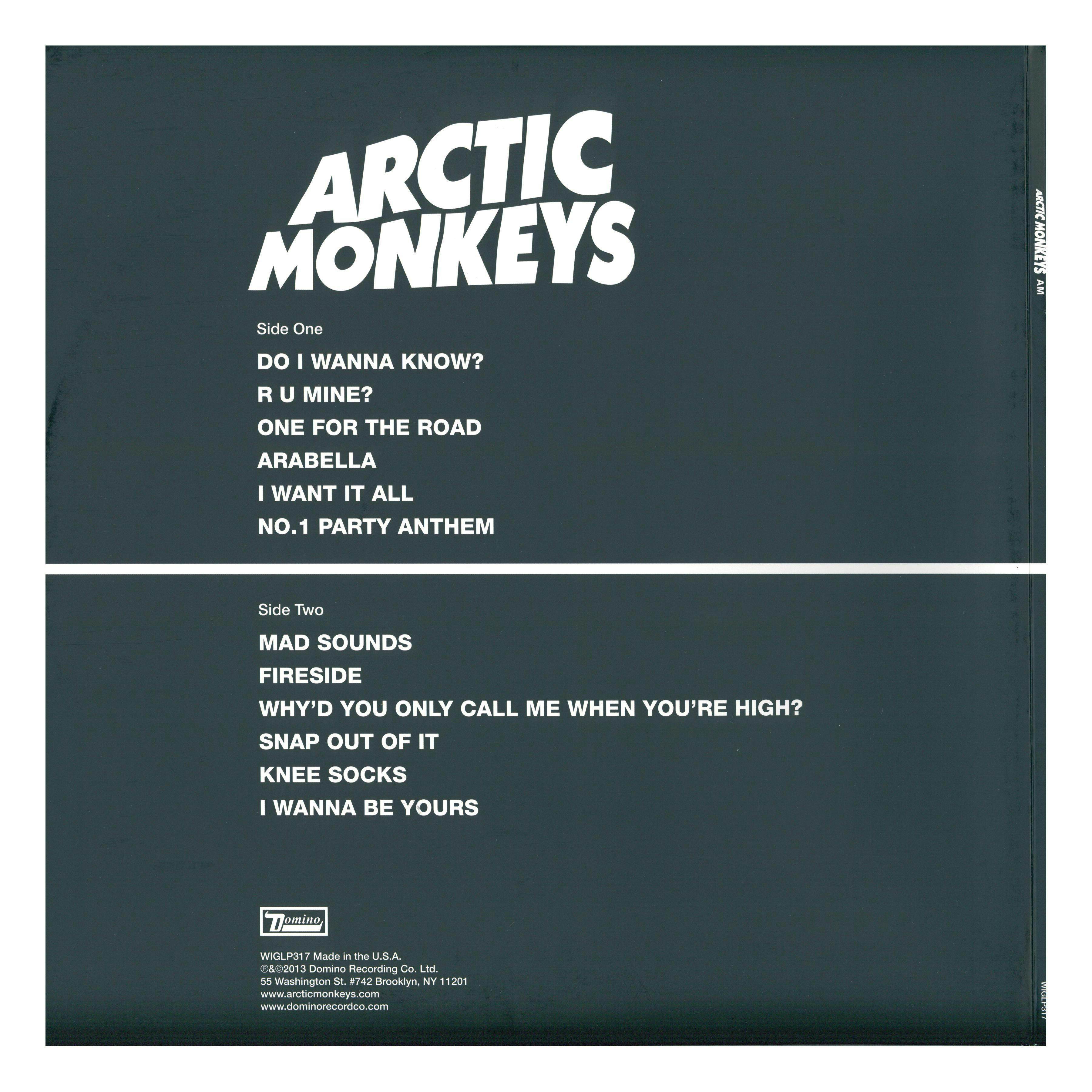 arctic monkeys one for the road lyrics