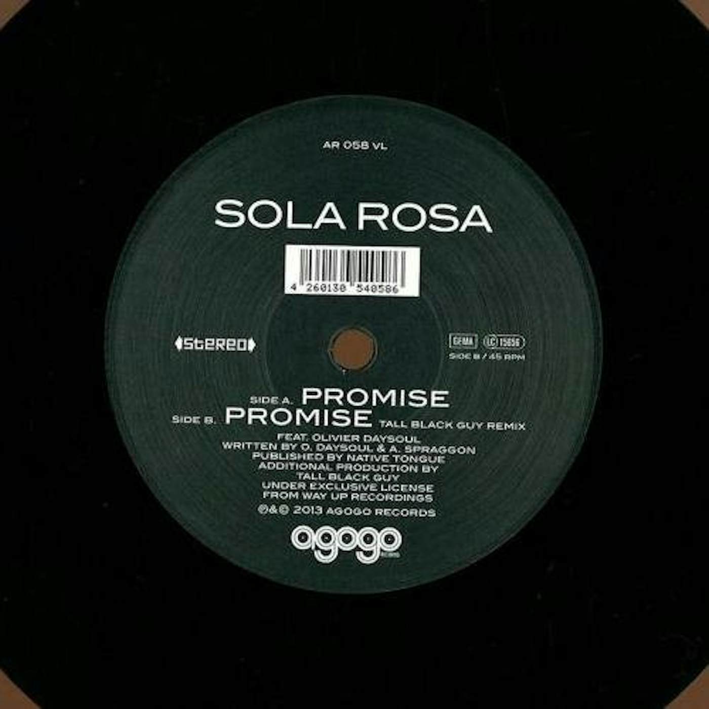 Sola Rosa PROMISE Vinyl Record