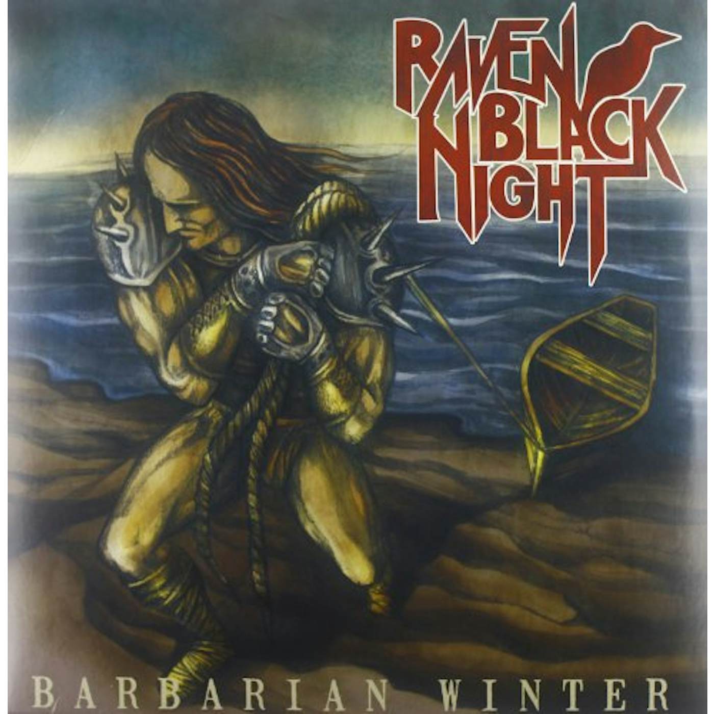 Raven Black Night Barbarian Winter Vinyl Record