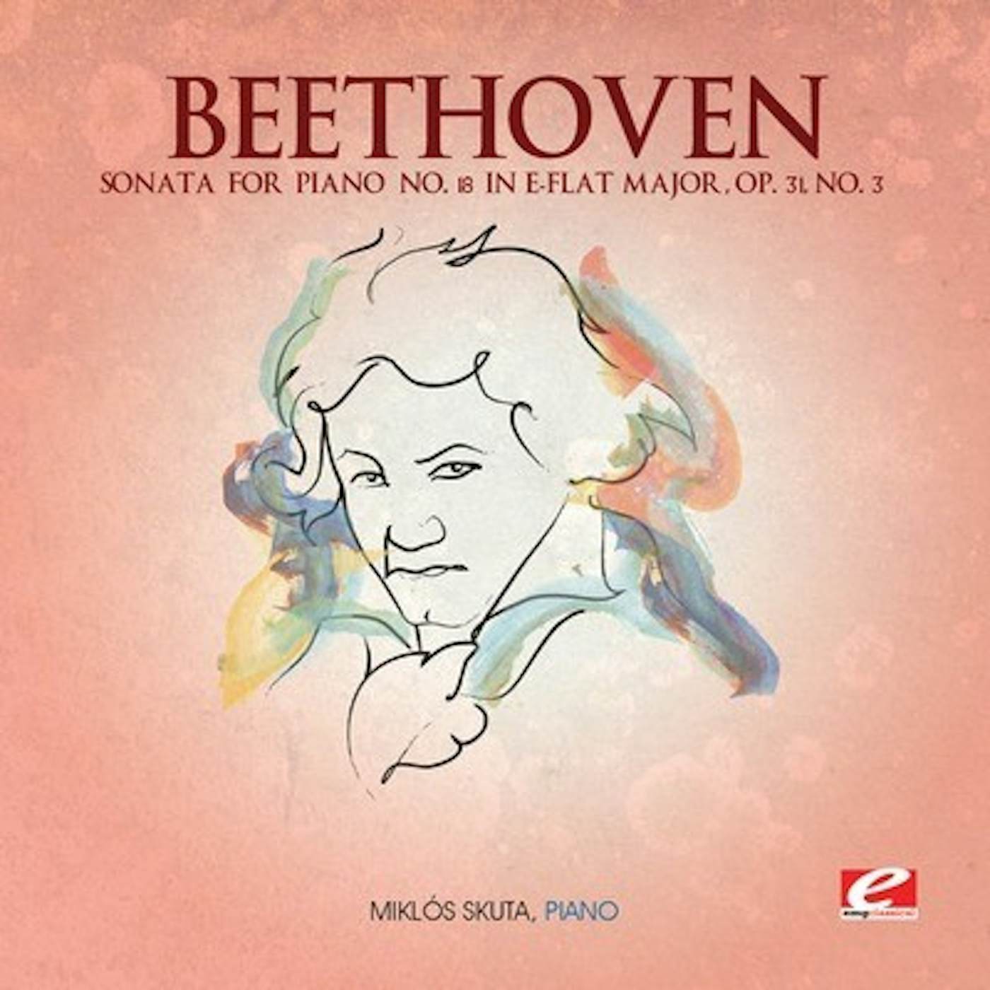 Ludwig van Beethoven SONATA FOR PIANO 18 IN E-FLAT MAJOR CD