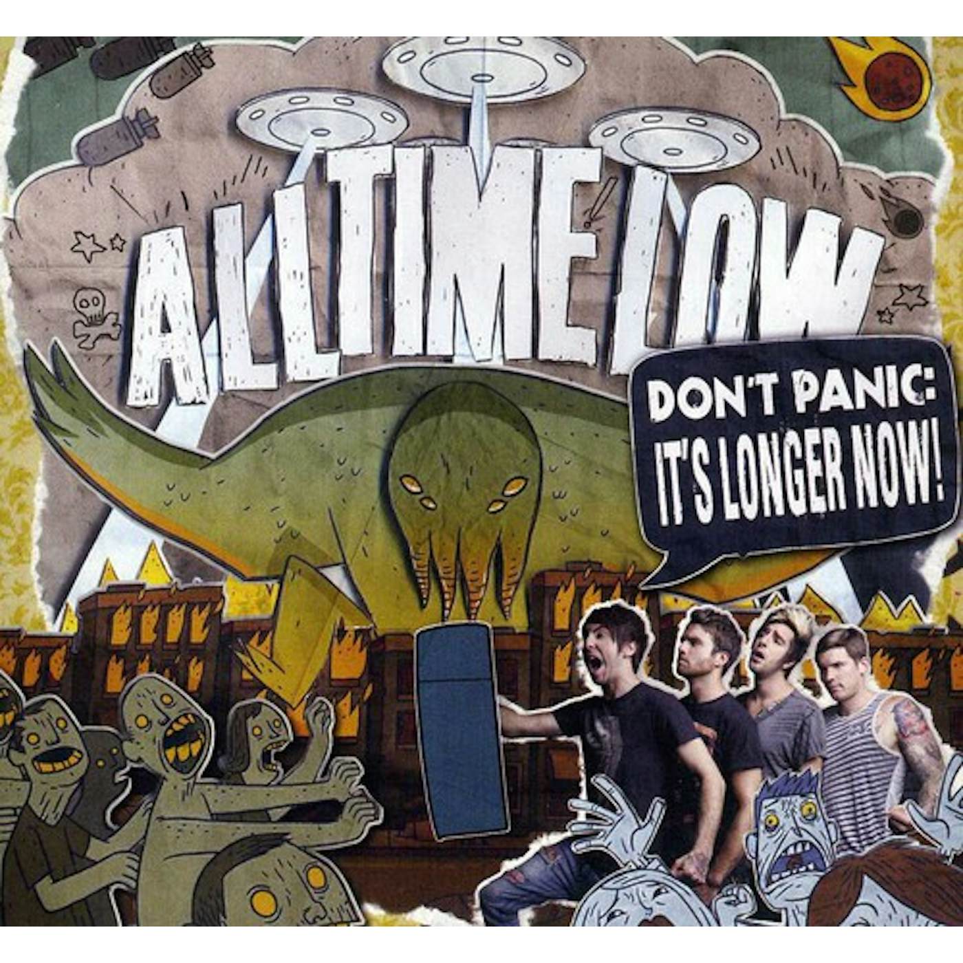 All Time Low DON'T PANIC: IT'S LONGER NOW CD