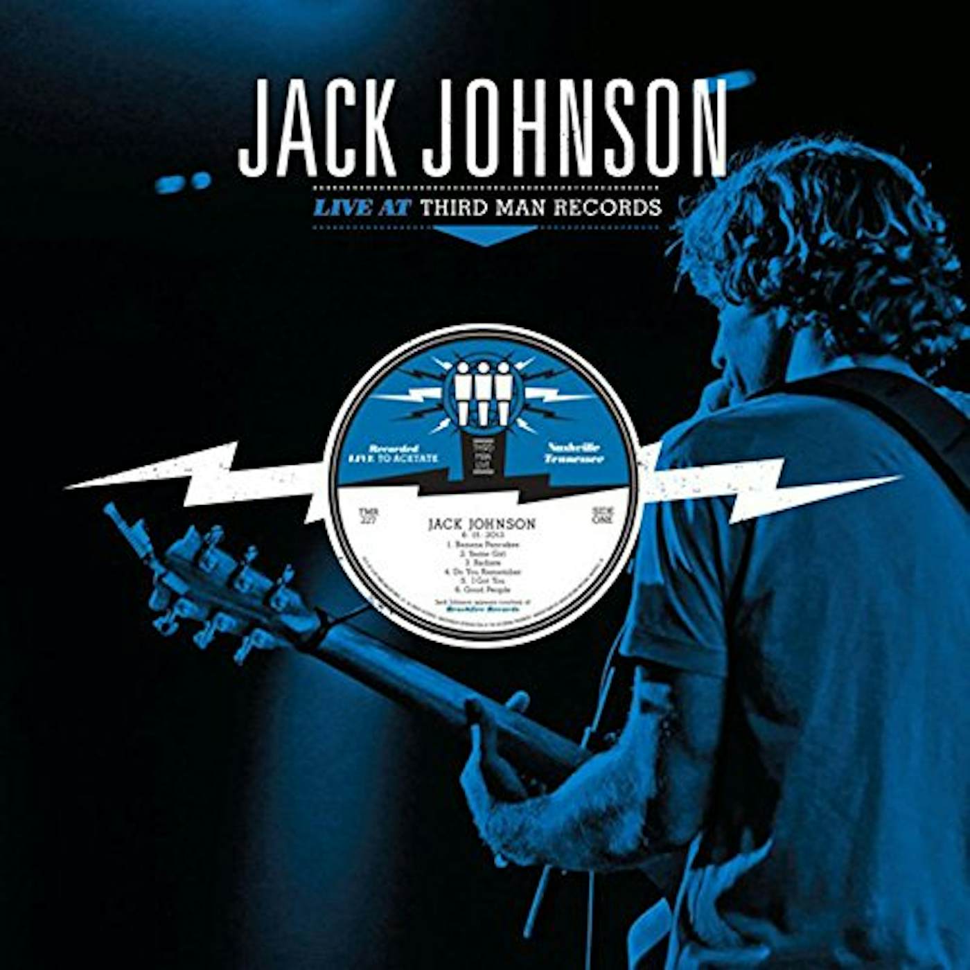 Jack Johnson LIVE AT THIRD MANS 6-15-13 (DIRECT-TO-ACETATE) Vinyl Record