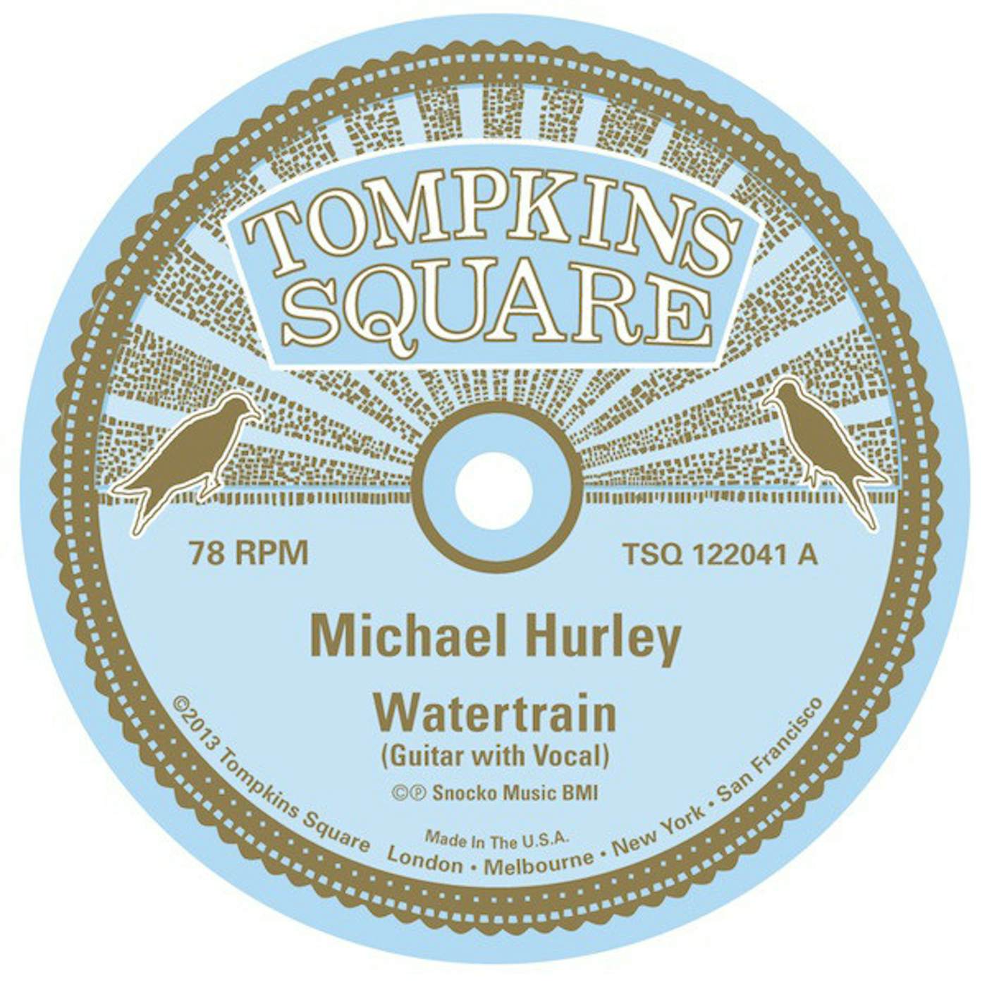 Michael Hurley WATERTRAIN / BLACK & YELLOW BEE Vinyl Record