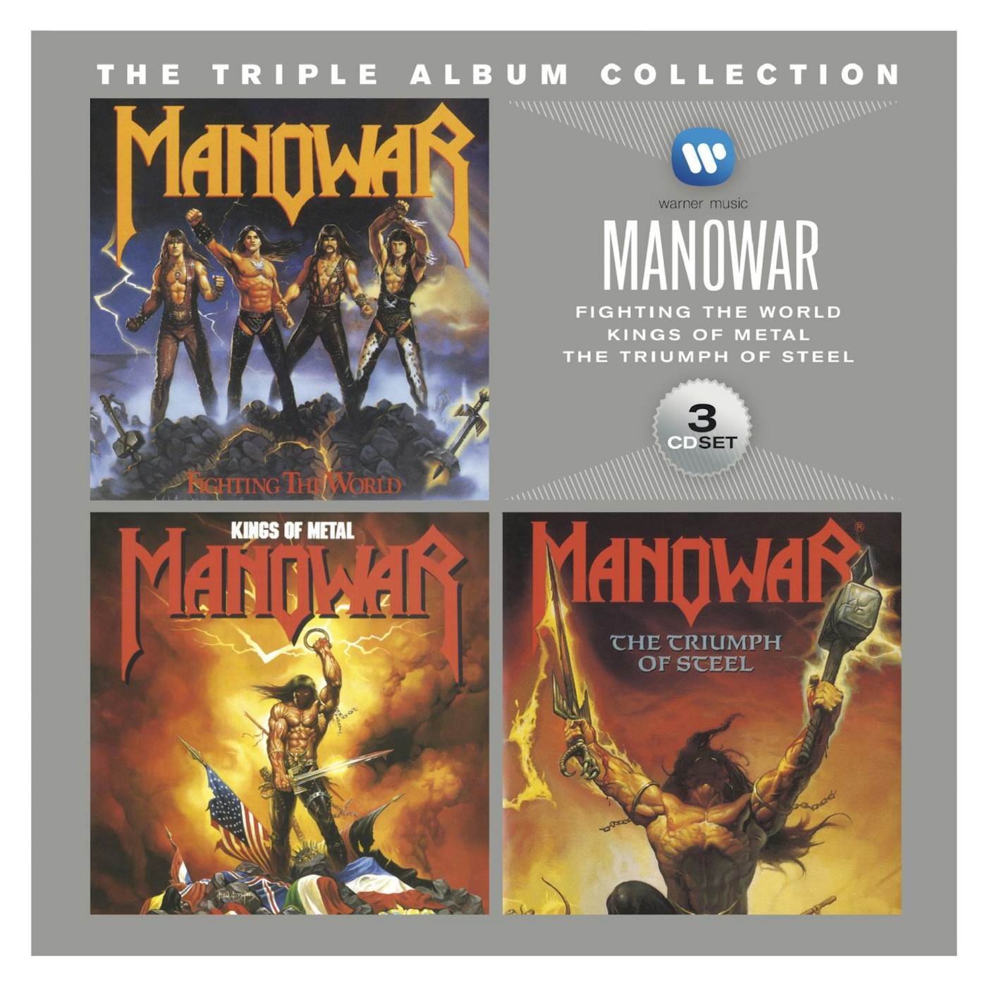 Manowar Triple Album Collection (Box Set) CD