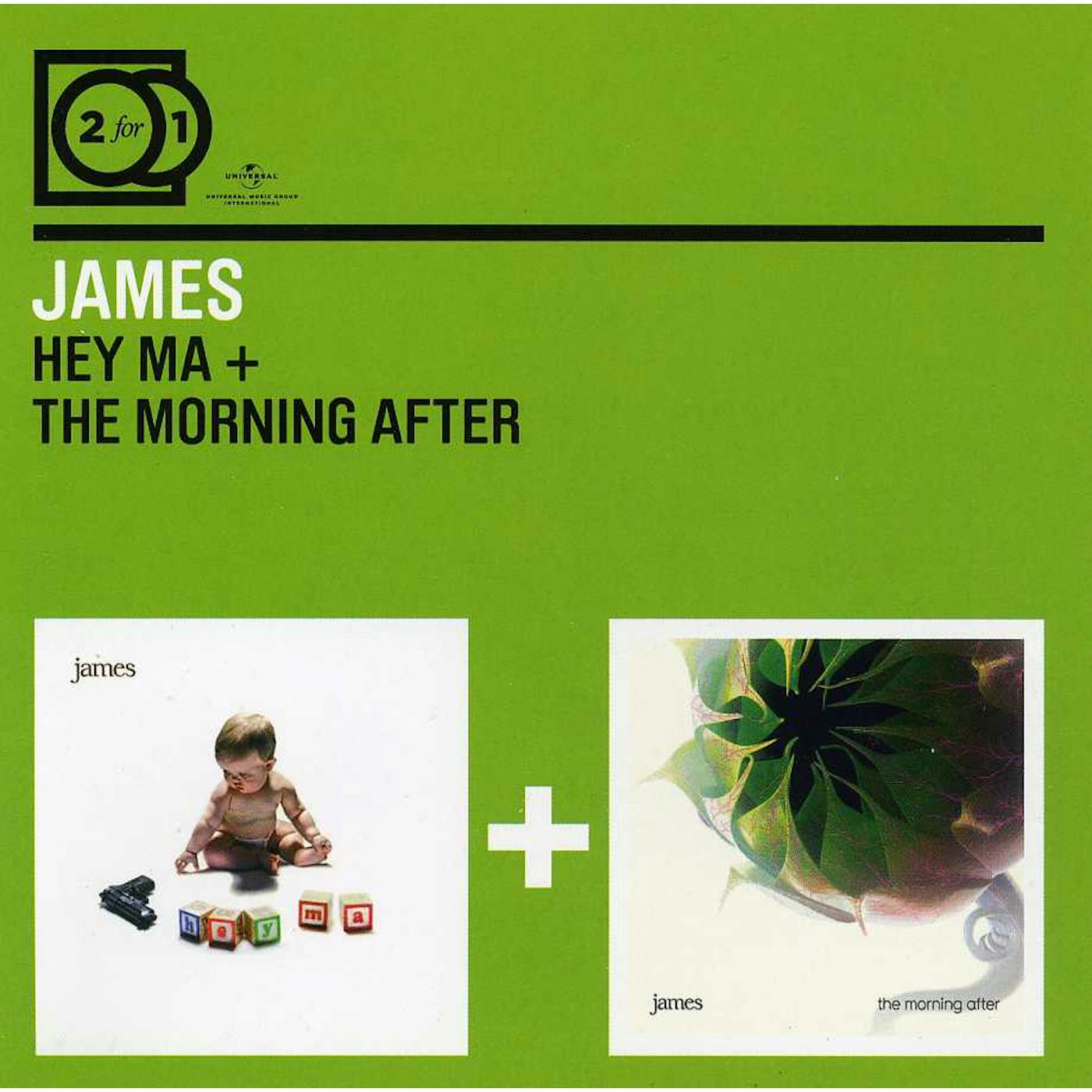 James HEY MA/MORNING AFTER 2 FOR 1 SERIES CD