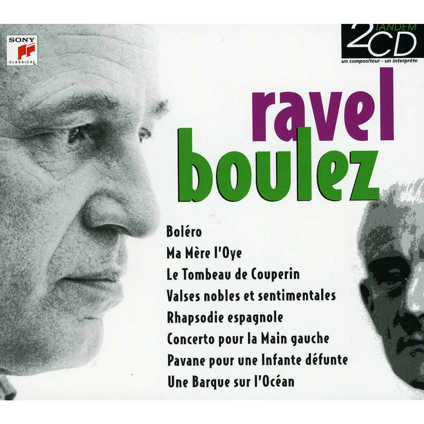 Pierre Boulez TANDEM RAVEL/BOULEZ CD