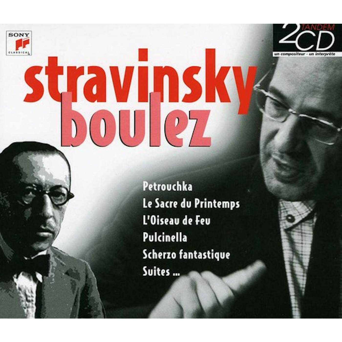 Pierre Boulez TANDEM STRAVINSKY/BOULEZ CD