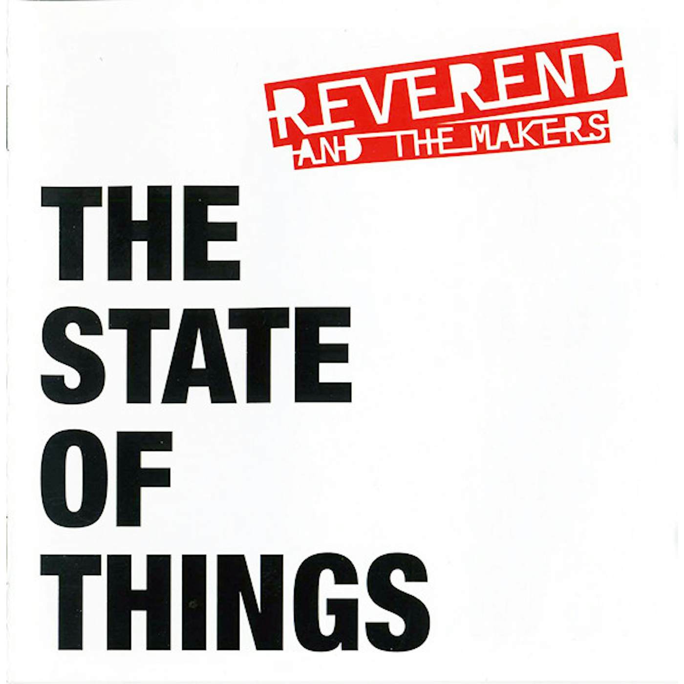 Reverend And The Makers STATE OF THINGS CD