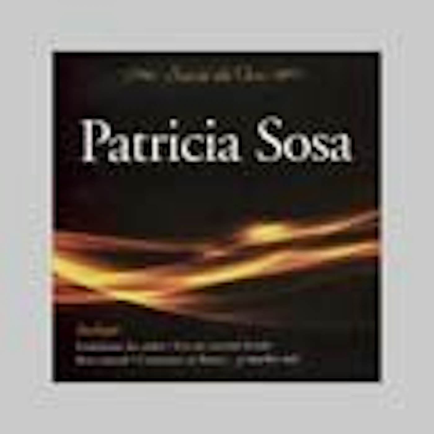 Patricia Sosa SERIE DE ORO CD