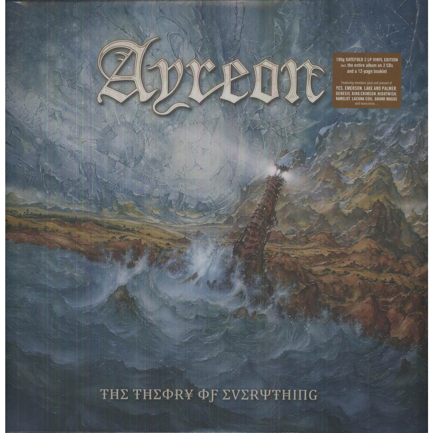 Ayreon THEORY OF EVERYTHING Vinyl Record - UK Release