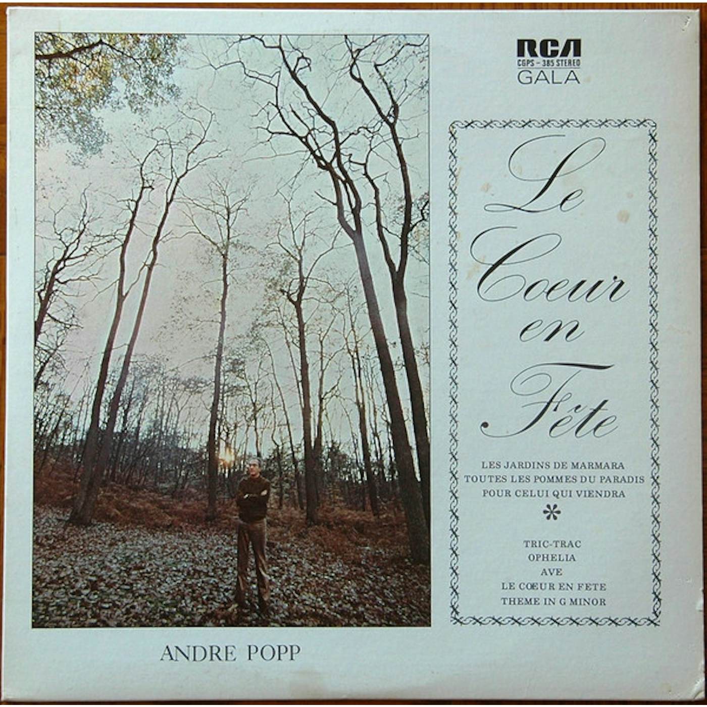 André Popp LE COEUR EN FETE Vinyl Record