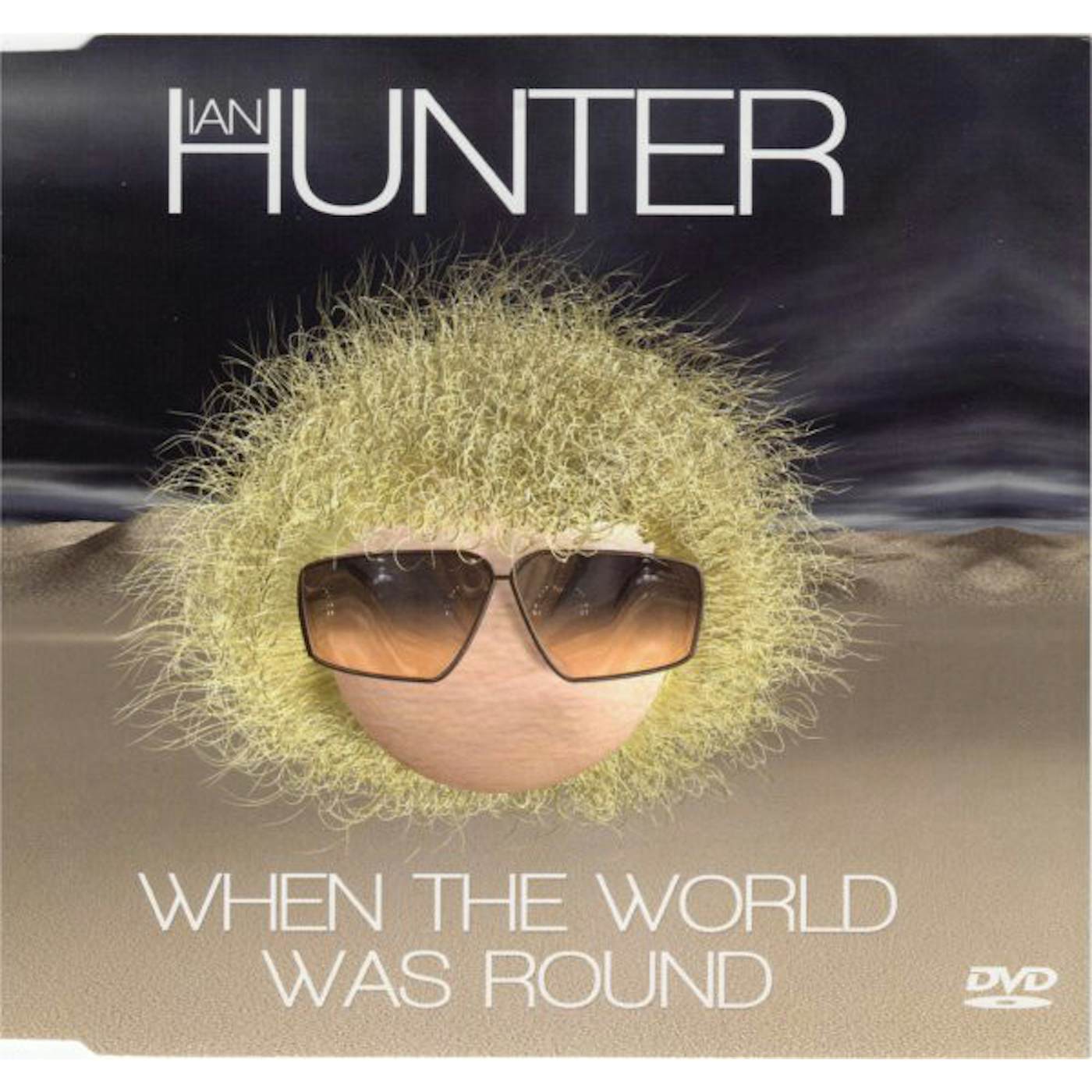 Ian Hunter WHEN THE WORLD WAS ROUND Vinyl Record - UK Release