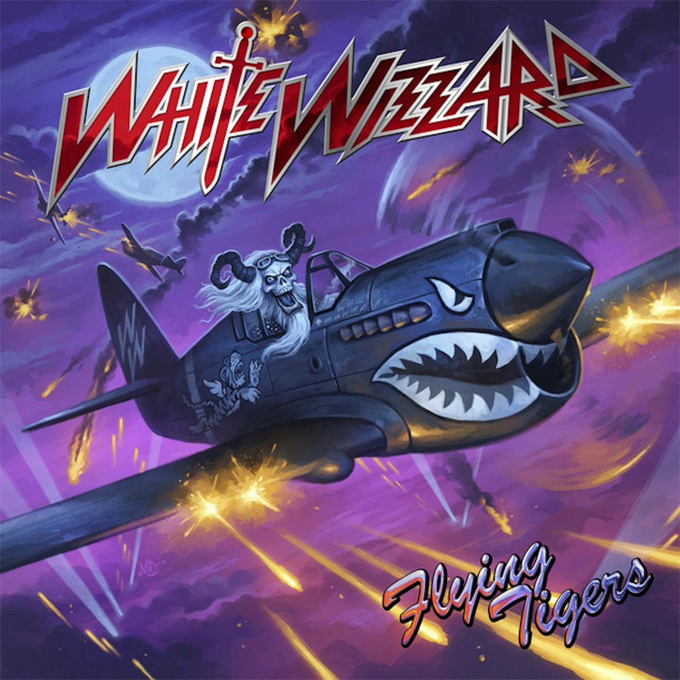 White Wizzard Flying Tigers Vinyl Record