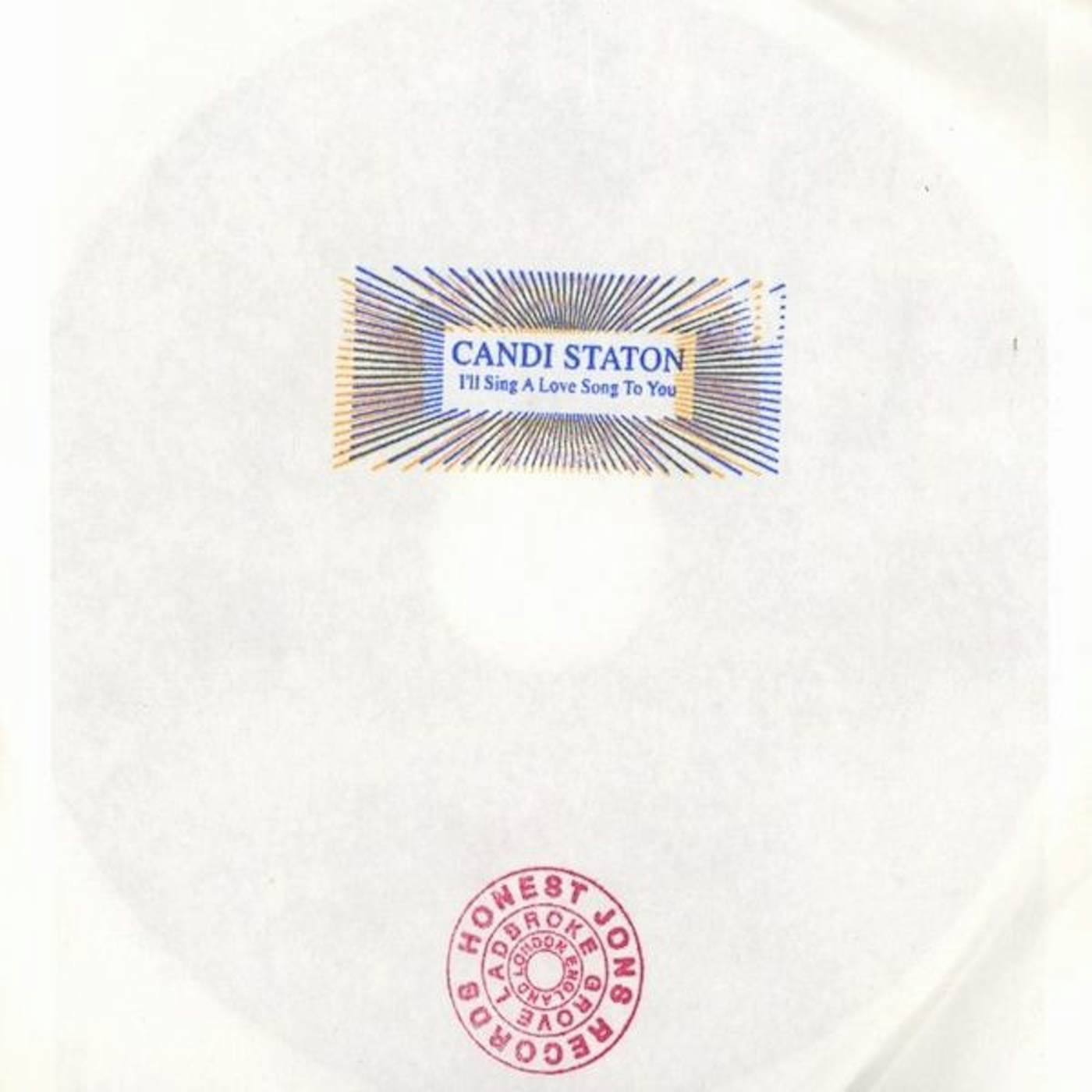 Candi Staton I'LL SING A LOVE SONG TO YOU Vinyl Record