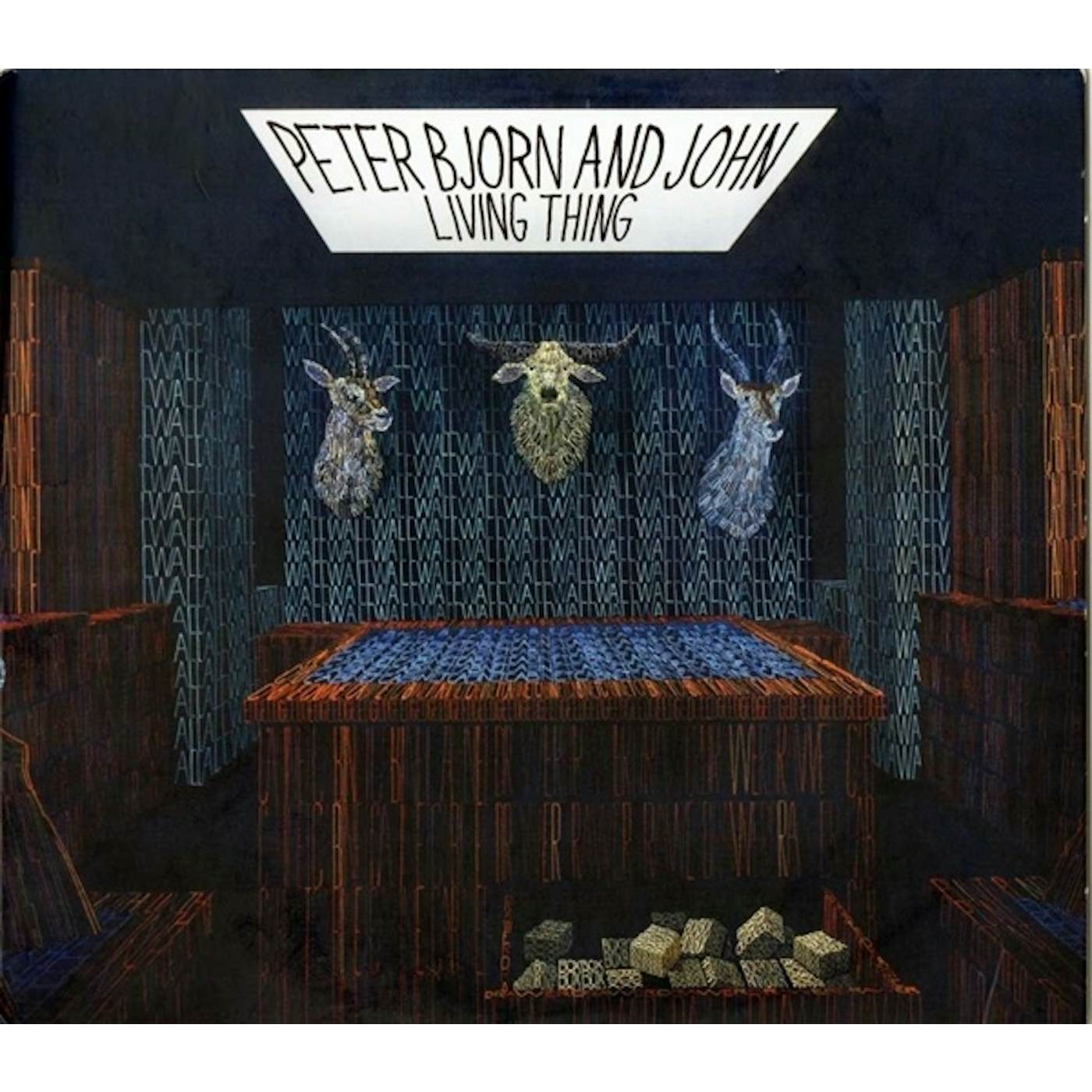 Peter Bjorn and John LIVING THING Vinyl Record - Sweden Release