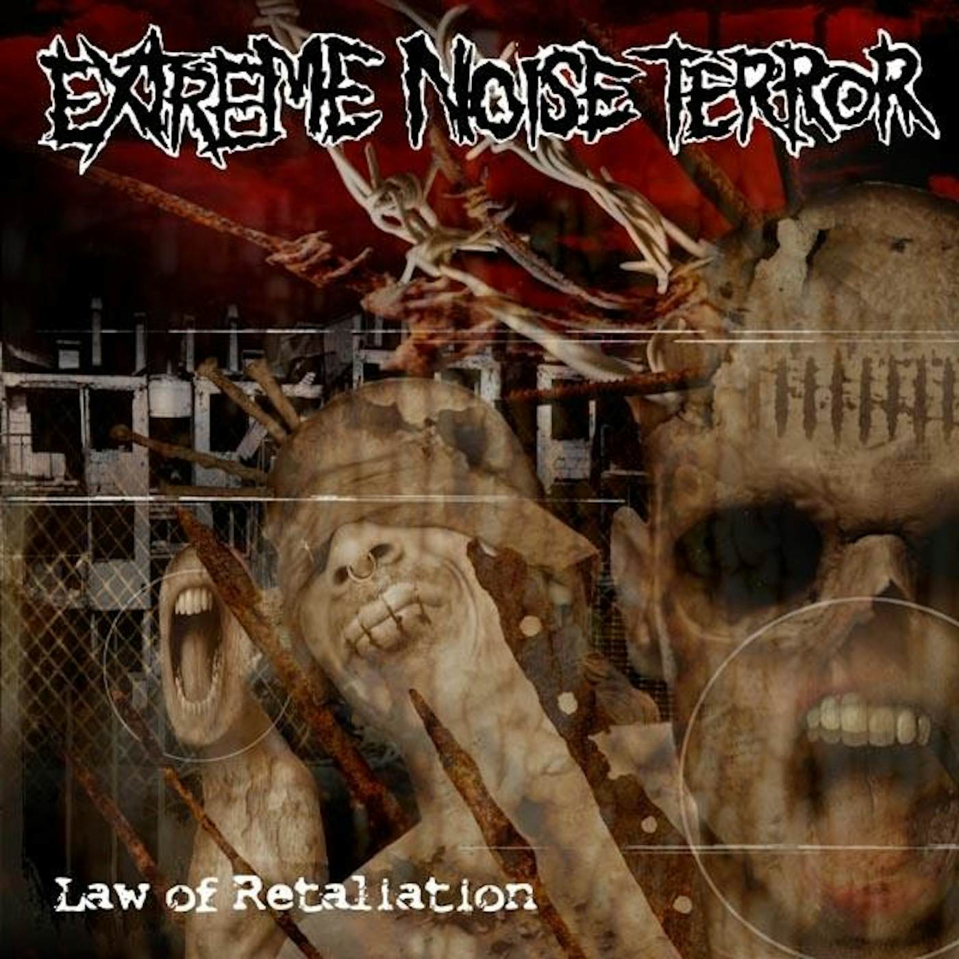 Extreme Noise Terror LAW OF RETALIATION Vinyl Record - Sweden Release