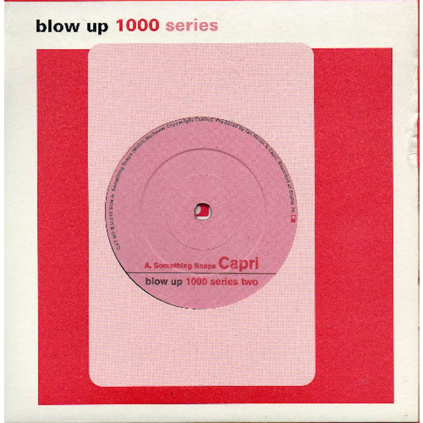 Capri SOMETHING SNAPS Vinyl Record