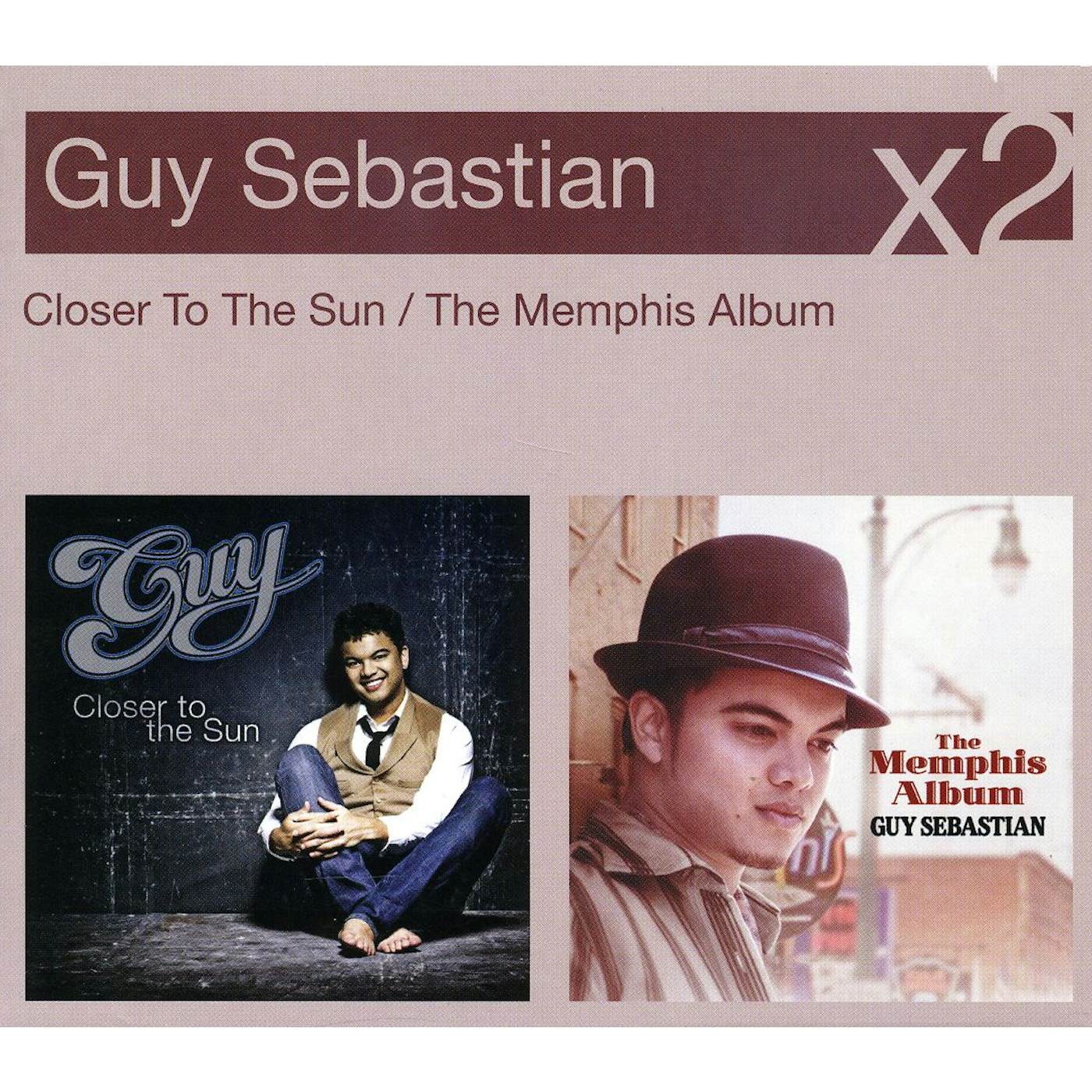 Guy Sebastian CLOSER TO THE SUN/MEMPHIS ALBUM CD