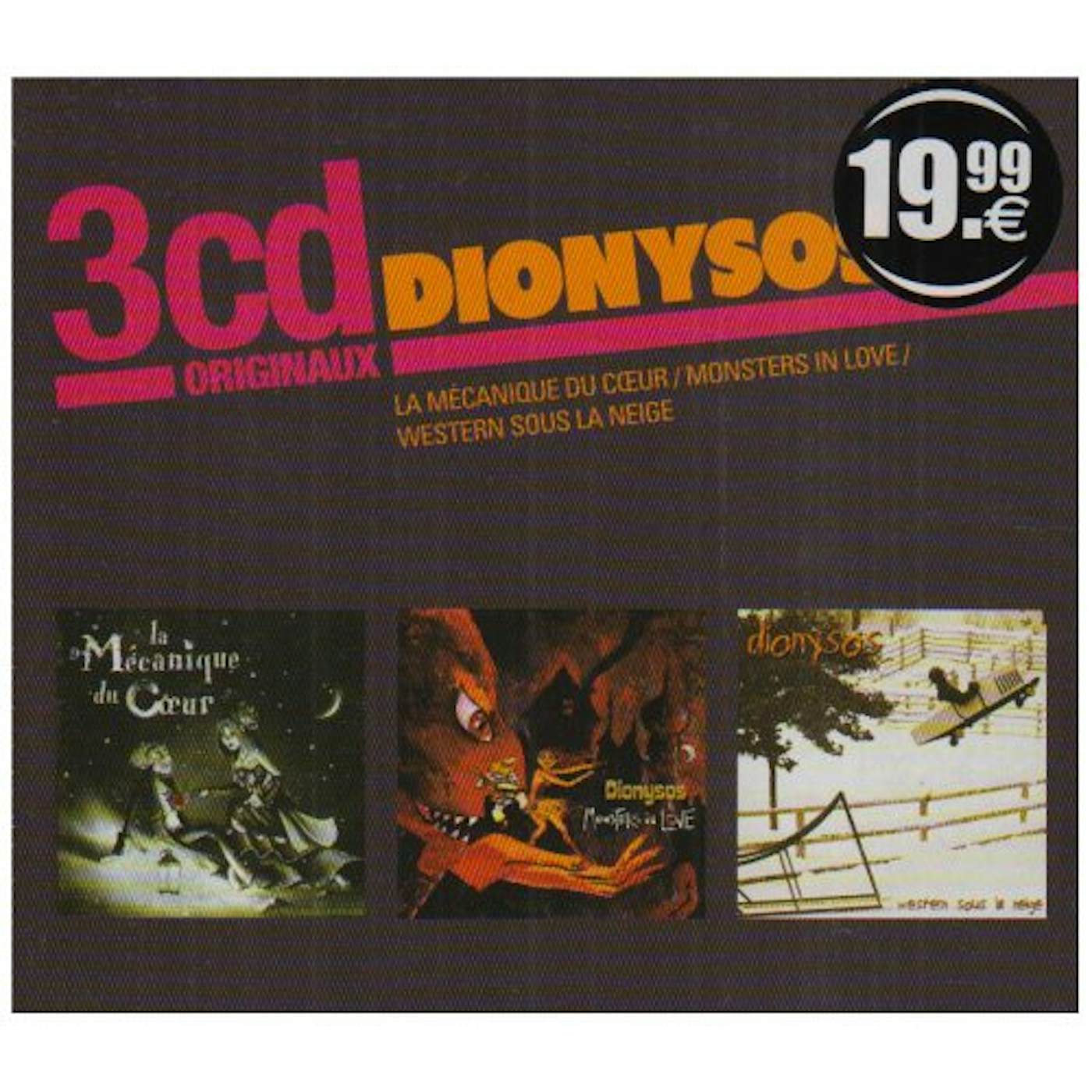 Dionysos LA MECANIQUE DU COEUR-MONSTERS IN CD