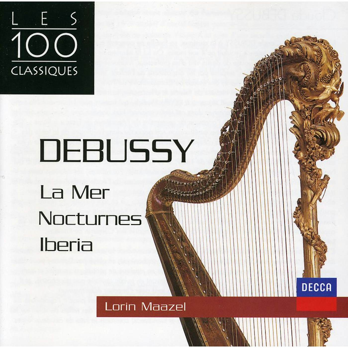 Lorin Maazel DEBUSSY-LA MER-3 NOCTURNES CD