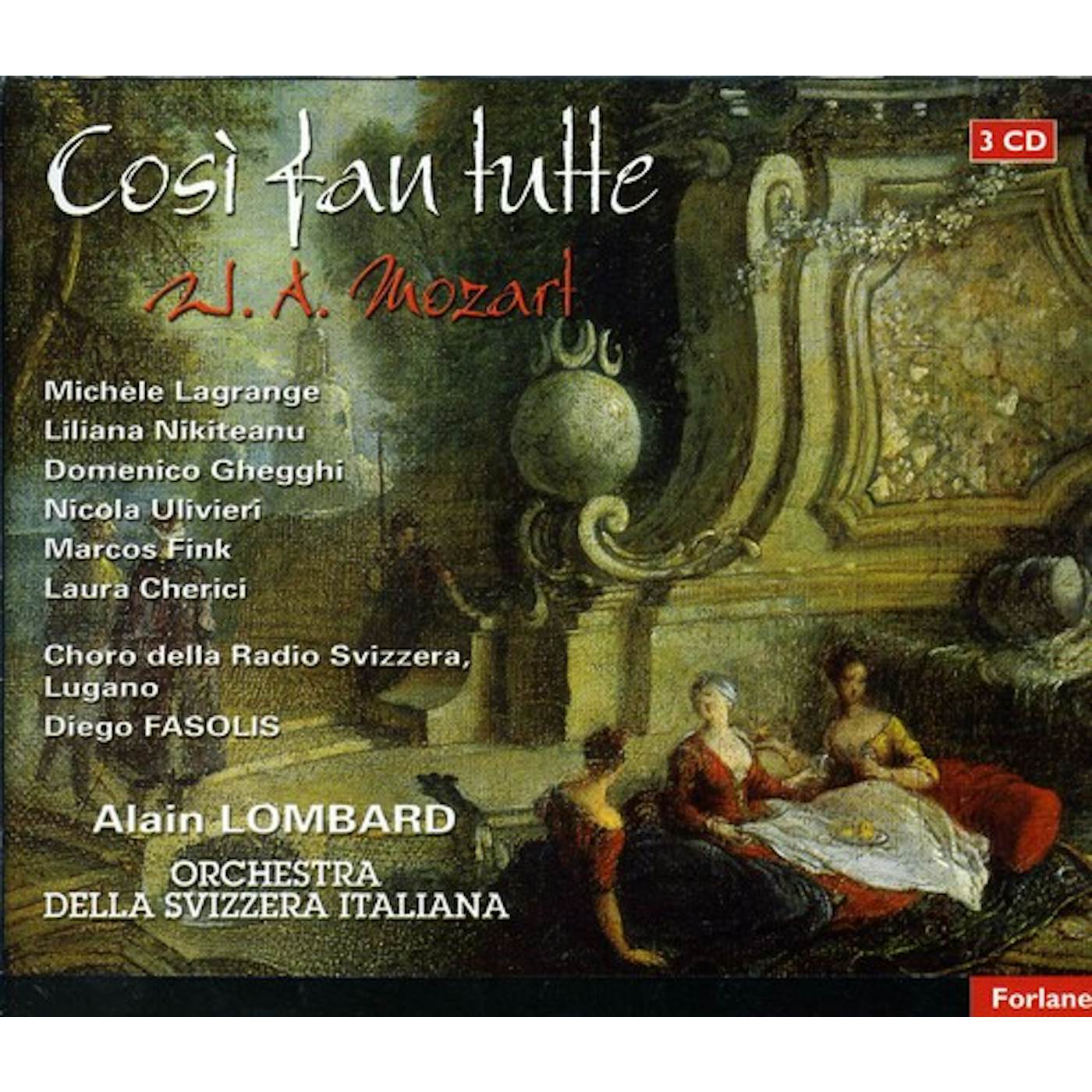 W.A. Mozart COSI FAN TUTTE (ALAIN LOMBARD) CD